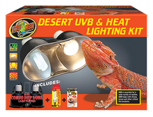 Load image into Gallery viewer, Zoo Med Desert UVB & Heat Lighting Kit
