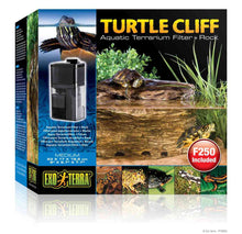Load image into Gallery viewer, Exo Terra Turtle Cliff, Aquatic Terrarium Filter + Rock