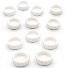 Load image into Gallery viewer, Pangea Silicone Bottle Cap Gecko Feeding Dishes (12-Pack)