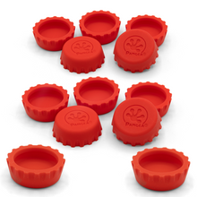 Load image into Gallery viewer, Pangea Silicone Bottle Cap Gecko Feeding Dishes (12-Pack)