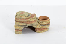 Load image into Gallery viewer, ReptiZoo 3-in-1 Feeding Dish Hideout Cave