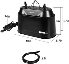 Load image into Gallery viewer, ReptiZoo Double Dome Lamp Fixture 2-in-1