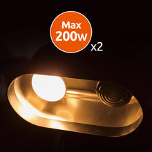 Load image into Gallery viewer, ReptiZoo Double Dome Lamp Fixture 2-in-1