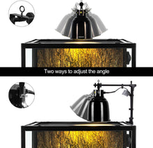 Load image into Gallery viewer, ReptiZoo Multi-Function Angle Adjustable Dome Lamp Fixture