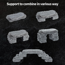 Load image into Gallery viewer, ReptZoo Multi-Function Slate Stones (7-Piece)