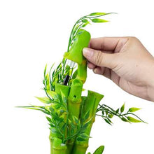 Load image into Gallery viewer, ReptiZoo 2-In-1 Height Adjustable Bamboo Planter Dripper