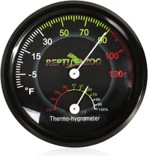 Load image into Gallery viewer, ReptiZoo Analog Thermometer-Hygrometer