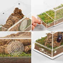 Load image into Gallery viewer, ReptiZoo Acrylic Enclosure with Removable Tray