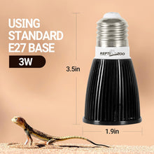 Load image into Gallery viewer, ReptiZoo UVB LED Mini Desert Lamp 3W