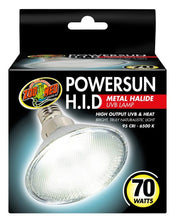 Load image into Gallery viewer, Zoo Med PowerSun H.I.D. Metal Halide UVB Lamp 70W