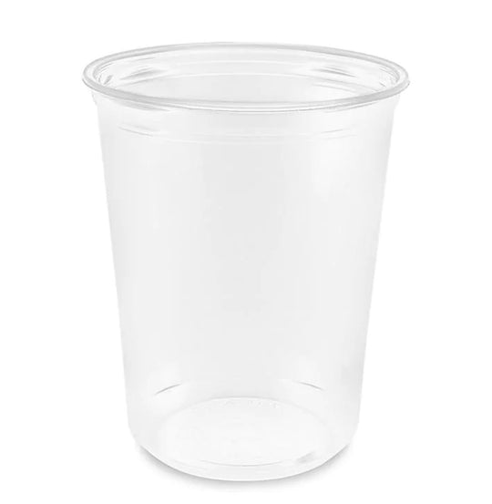 Deli Cup NON-VENTED NO LID Slightly Opaque 4.5", 10-Pack