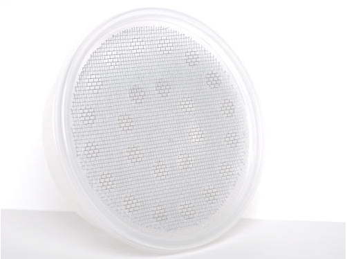 Deli Cup Lids Metal Screened 4.5" (For Insects)