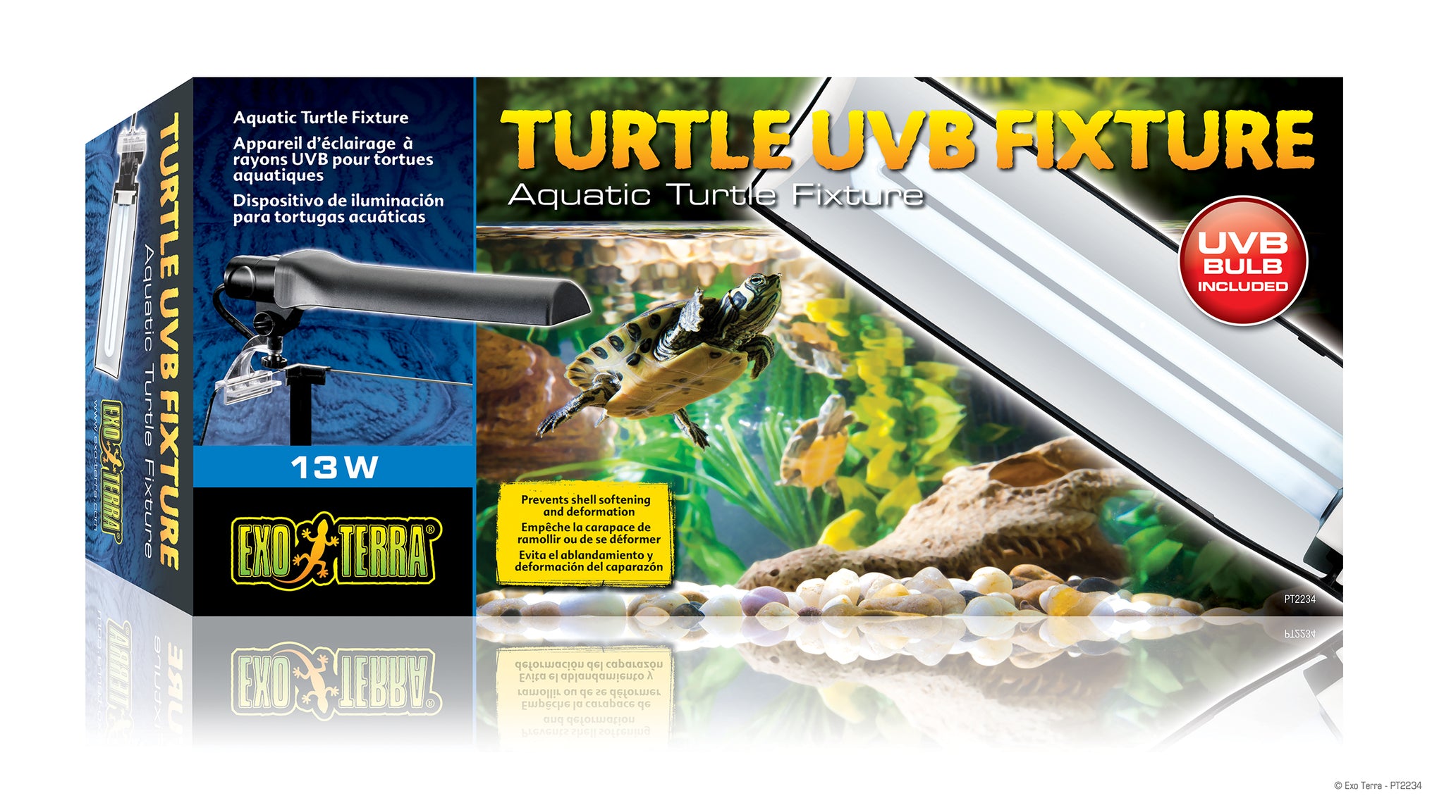 Exo Terra Turtle UVB Aquatic Turtle Fixture – Northern Gecko Inc