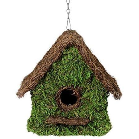 Galapagos Maison Woven Reptile Hide \ Bird House 11 x 12" with Installation Chain