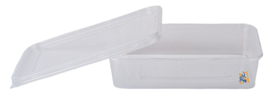 Deli Cup Vented WITH LID Slightly Opaque, 5" x 7"