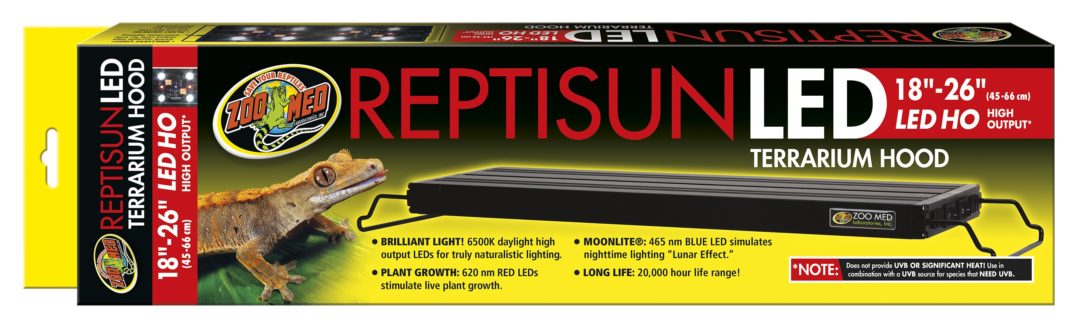 Zoo Med ReptiSun LED HO Terrarium Hood – Northern Gecko Inc