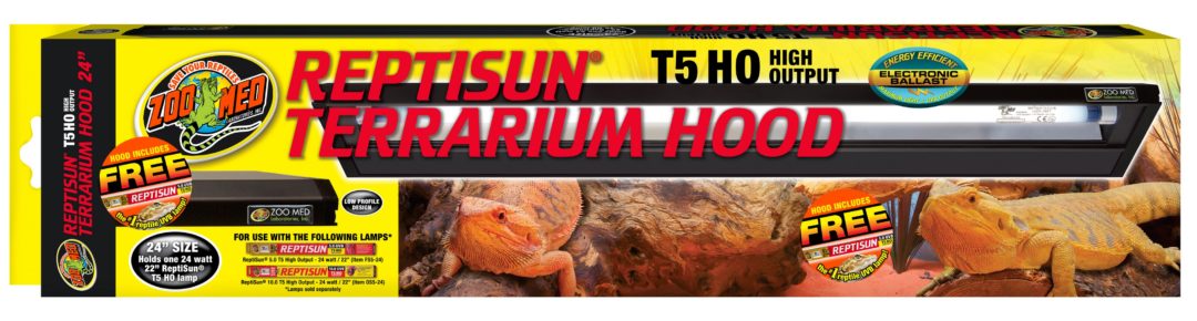 Zoo Med ReptiSun T5 HO Terrarium Hood – Northern Gecko Inc