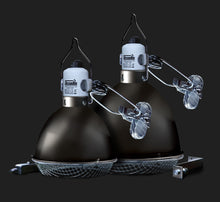 Load image into Gallery viewer, Arcadia Ceramic Clamp Lamp Graphite
