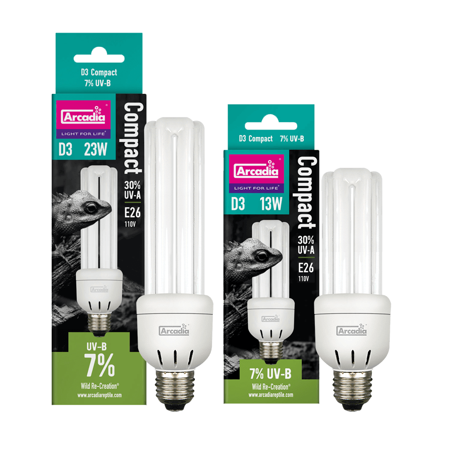 Arcadia D3 Compact 7% UVB Bulb