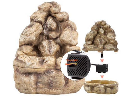 ReptiZoo Pebble Mountain Waterfall