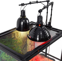 Load image into Gallery viewer, ReptiZoo Height Adjustable Clip OR Standing Dome Lamp Bracket
