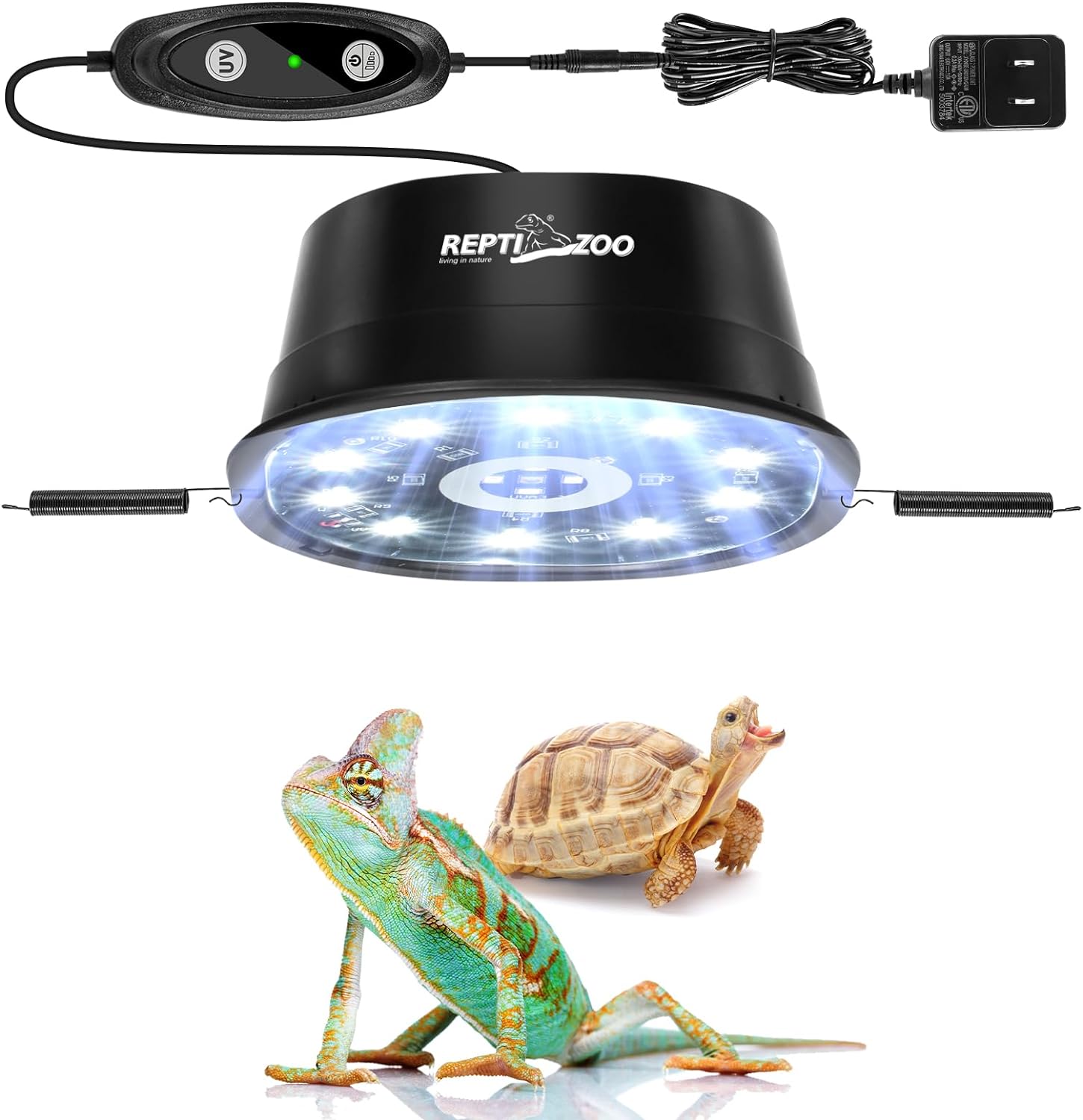 ReptiZoo Low Profile UVB LED Dimming Fixture 6W – Northern Gecko Inc