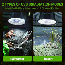Load image into Gallery viewer, ReptiZoo Low Profile UVB LED Dimming Fixture 6W
