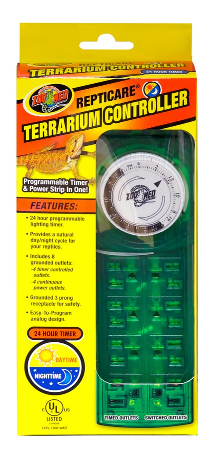 Zoo Med Repticare Terrarium Controller Timer Power Bar