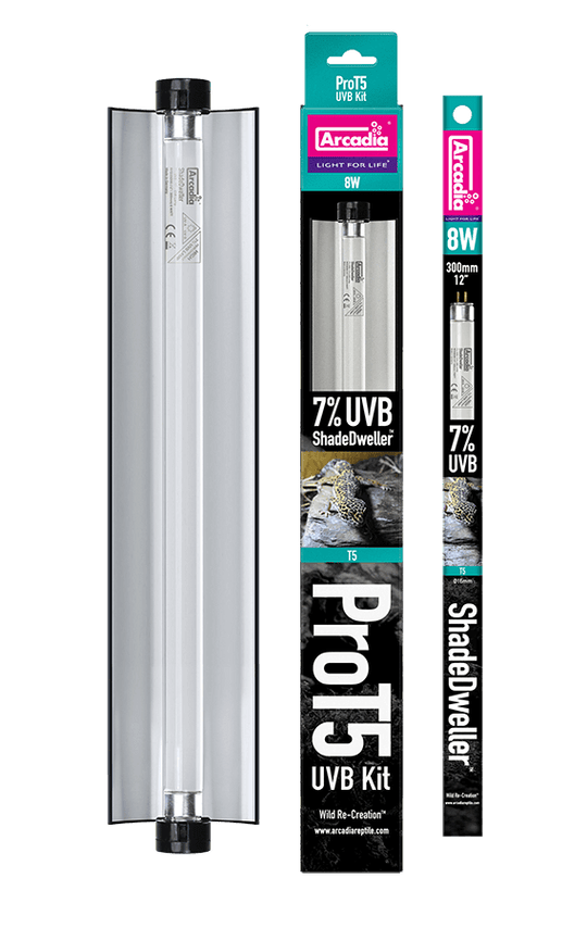 Arcadia ShadeDweller Pro T5 UVB Kit 12" (8w) UVB 7%