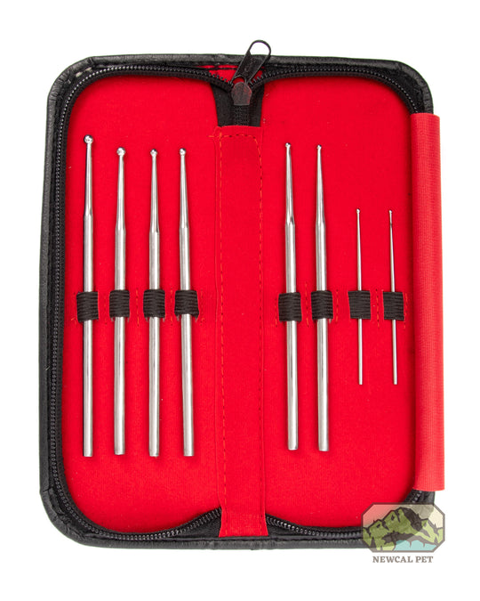 NewCal Sexing Probe Set, 8pc with Leather Carry Case