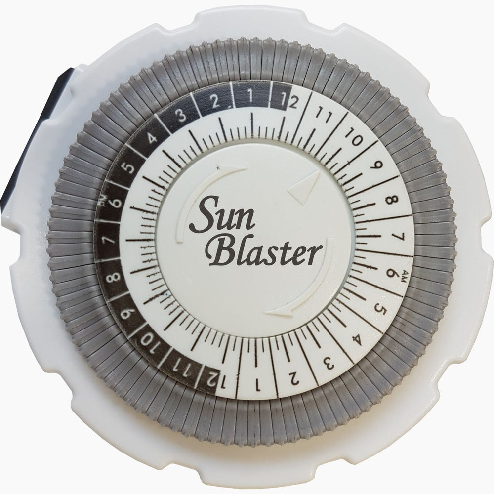 SunBlaster 24hr Analog Timer, Single Outlet (15amp)