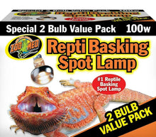 Load image into Gallery viewer, Zoo Med Basking Spot Lamp (2 PACK)
