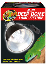Load image into Gallery viewer, Zoo Med Mini Deep Dome Lamp Fixture
