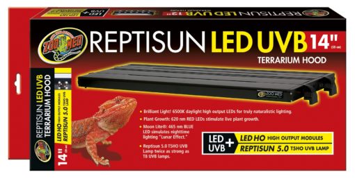Zoo Med ReptiSun LED + UVB Terrarium Hood