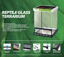 Load image into Gallery viewer, ReptiZoo Glass Terrarium with Single Door
