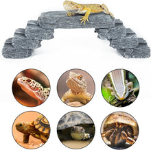 Load image into Gallery viewer, ReptZoo Multi-Function Slate Stones (7-Piece)
