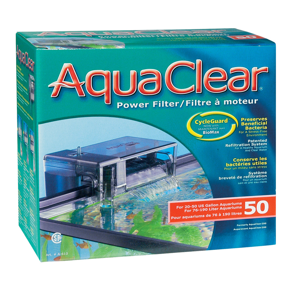 AquaClear 50 Power Filter, 50 Gallon
