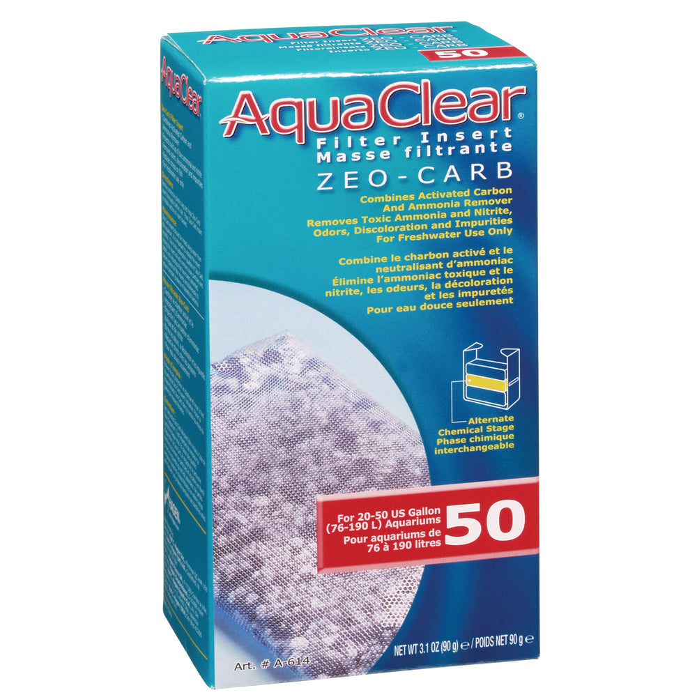 AquaClear 50 Zeo Carb Filter Insert, 90g