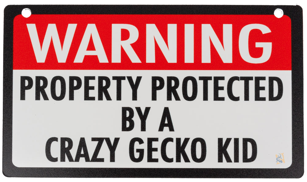 C3 Warning Property Protected By - Novelty Sign