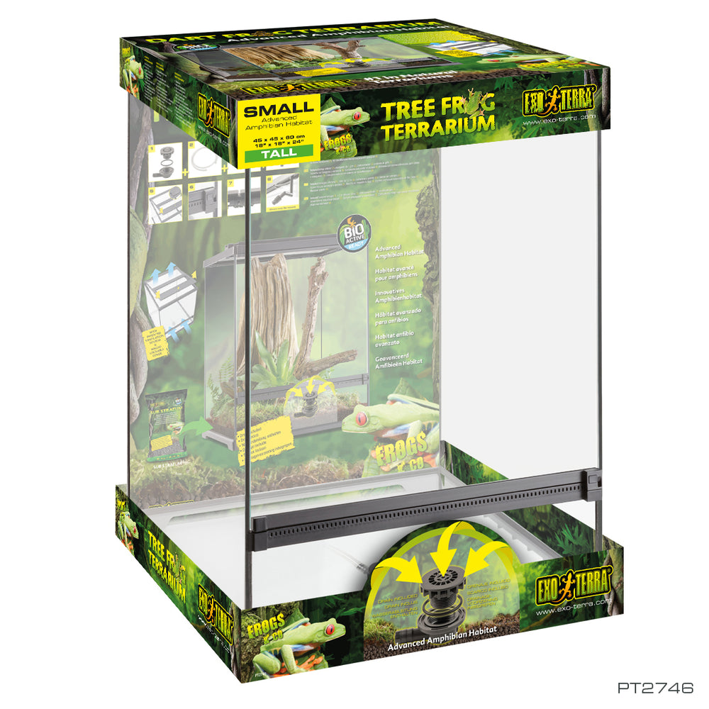 Exo Terra Tree Frog Terrarium - Advanced Amphibian Habitat -  (18