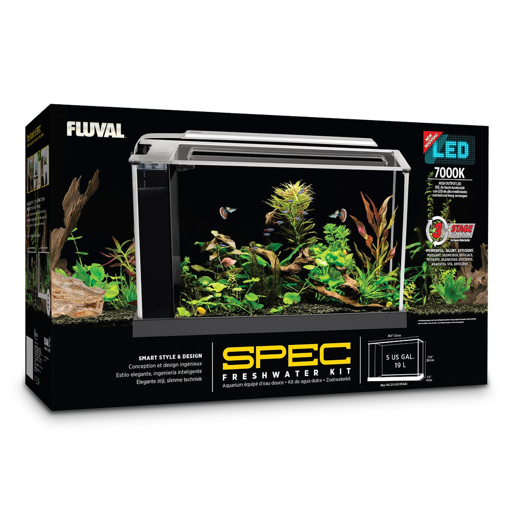 Fluval Spec Aquarium Kit Black 19L