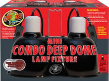 Load image into Gallery viewer, Zoo Med Mini Combo Deep Dome Lamp Fixture

