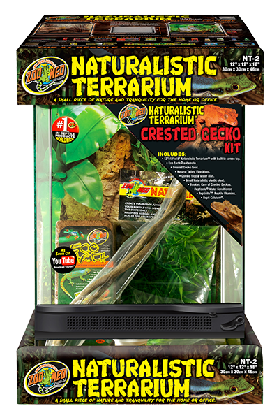 Zoo Med Crested Gecko Kit, 12x12x18
