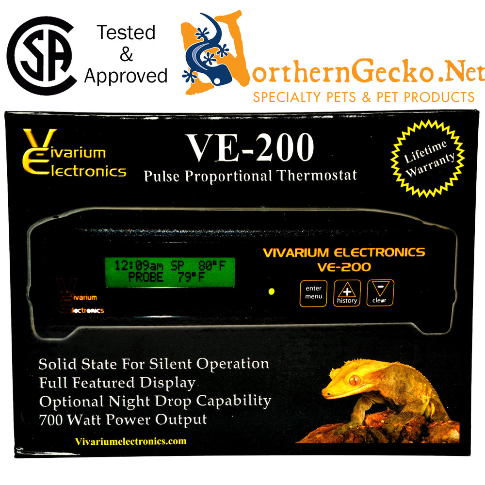 Vivarium Electronics VE200 Thermostat - CSA Certified