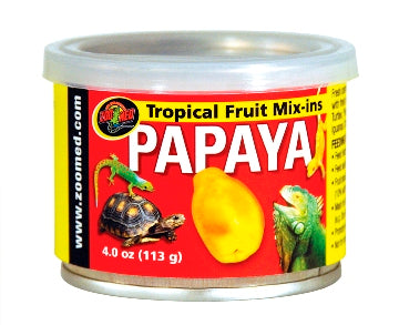 Zoo Med Tropical Fruit Mix-ins Papaya, 3.4oz