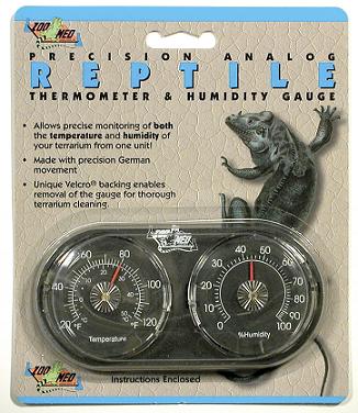 Zoo Med Dual Thermometer & Humidity Gauge
